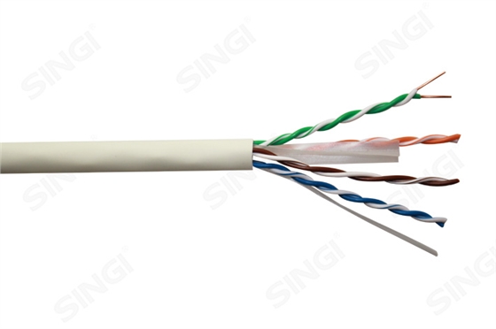 六类4对非屏蔽低烟无卤护套网络线 UTP型 